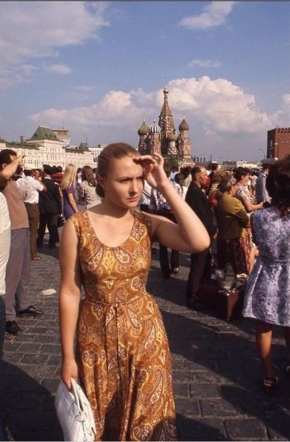 Воскресный день в Москве 1975 года