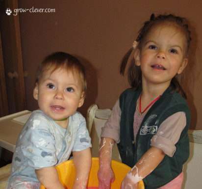 Маса з кукурудзяного крохмалю для розвитку сенсорики