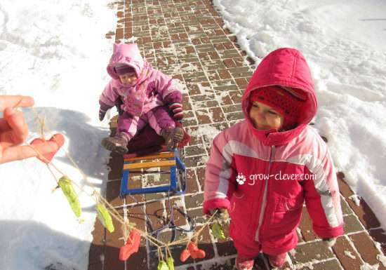 Гірлянда своїми руками разом з дитиною