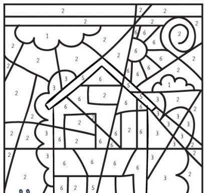 Розфарбування по номерах