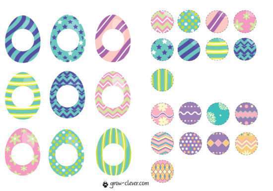 Великодня гра Підбери латки з візерунком