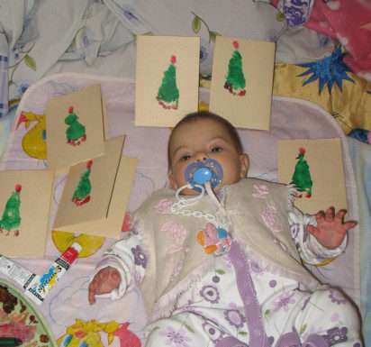 Новорічні листівки своїми руками