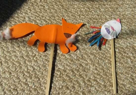 Ляльковий театр. Лисиця і півень