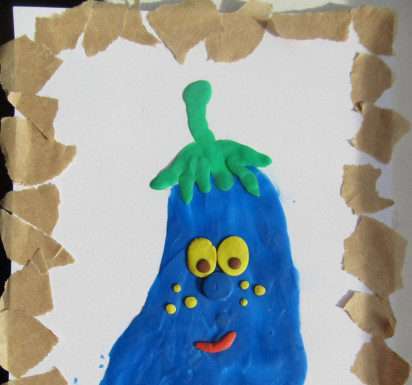 Дитяча виріб Баклажан