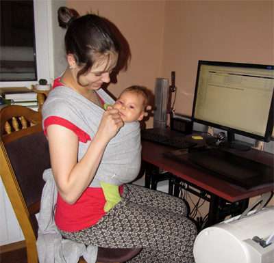 5 причин привчити новонародженого до слингу