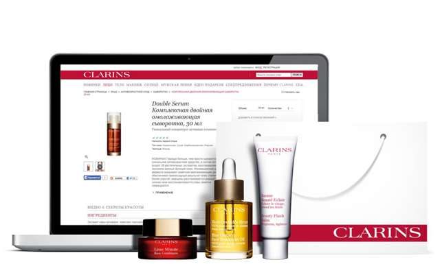 Відкриття офіційного інтернет-магазину Clarins.