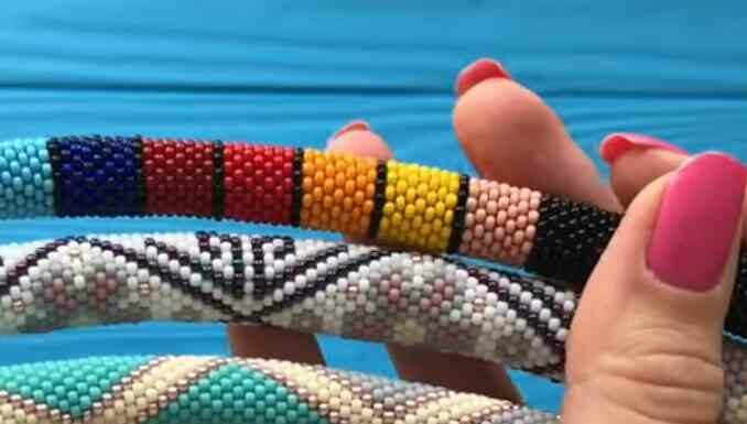 Джгут з бісеру голкою. Майстер-клас