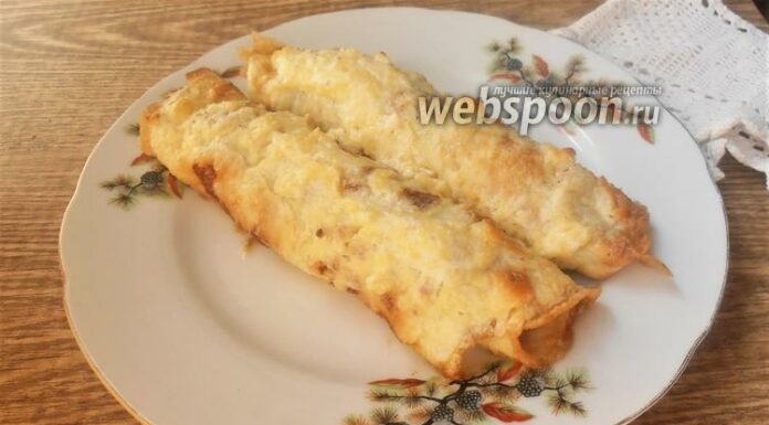 Кето млинці з фаршем, запечені в духовці