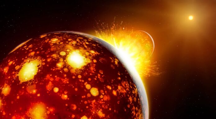 Походження Місяця пов’язане із зіткненням у внутрішній частині Сонячної системи