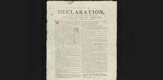 Rara dichiarazione di indipendenza Broadside va all’asta